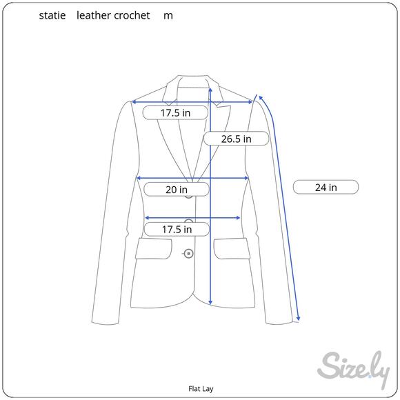 Vintage 90s Y2K Static Brown Suede Crochet Patched Blazer Boho Size Medium - Picture 9 of 9